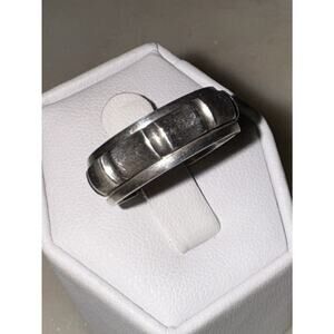 925 NAZ Sterling Silver Spinner Band Ring Size 6.5